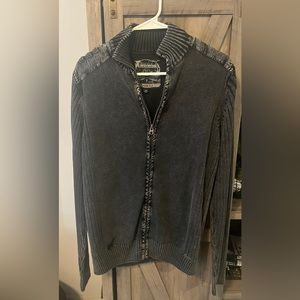 Mens Buckle Zip up